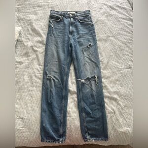 Zara Straight Leg Baggy Jeans